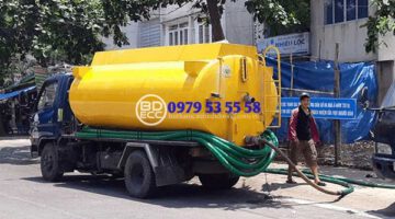 Hút hầm cầu Bình Dương bảo hành 60 tháng